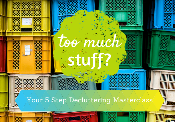 Too much stuff? How to clear the clutter, step by step. 